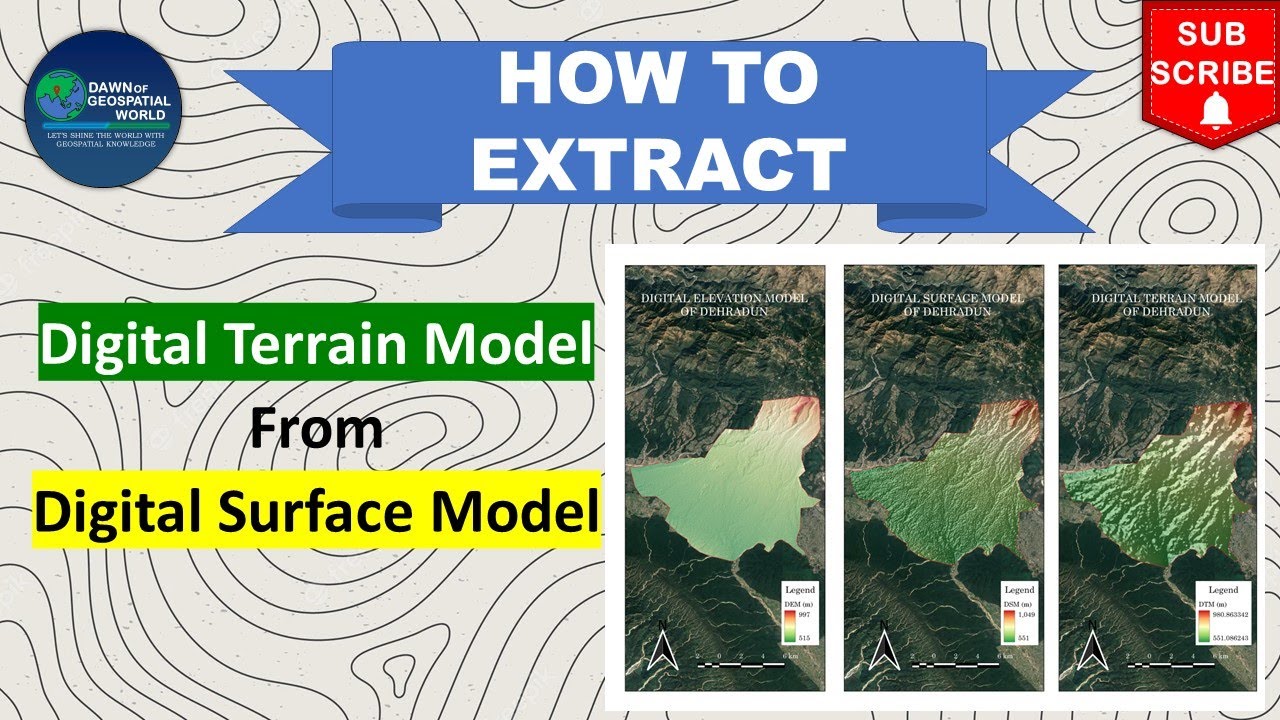 How To Extract DTM Data From DSM Data Digital Terrain Model From How To Extract DTM Data From DSM Data Digital Terrain Model From
