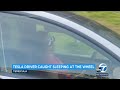 Woman Thought Tesla Driver Caught Sleeping At The Wheel Was Having Medical Issue Woman Thought Tesla Driver Caught Sleeping At The Wheel Was Having Medical Issue