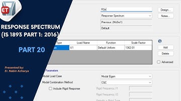 How To Do Response Spectrum Analysis (IS 1893 Part 1: 2016) In ETABS – Full Course Part 20