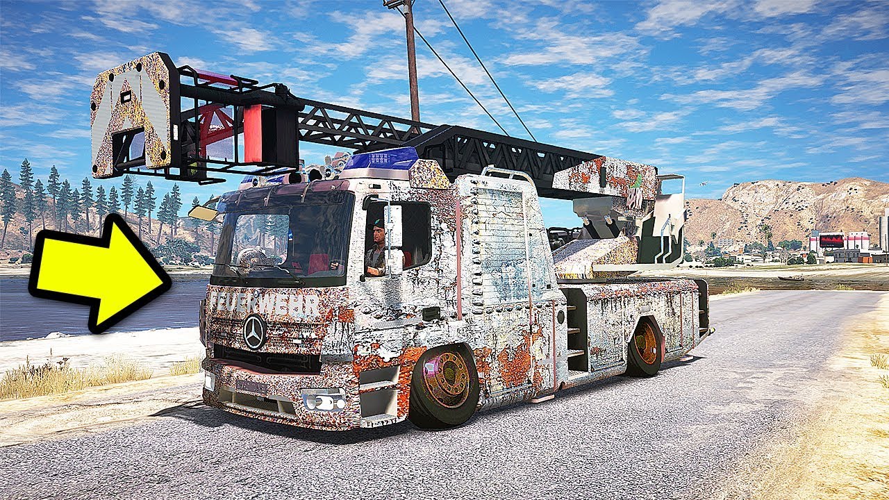  Modif Truk Pemadam Rongsok Jadi Keren GTA 5 REAL LIFE 