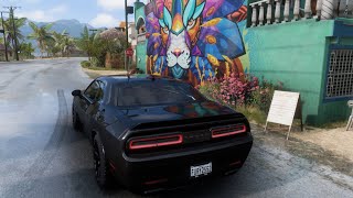 Dodge Challenger SRT Hellcat | Forza Horizon 5 | Steering Wheel Gameplay [4K]