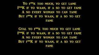 Vybz Kartel - No Games Lyrics [Raw] Sep 2013