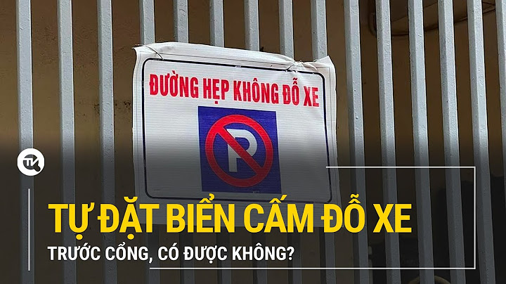 Dừng xe trước biển cấm có bị lỗi không năm 2024