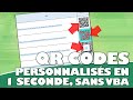 Comment créer facilement des QR codes sans VBA avec Excel ?
