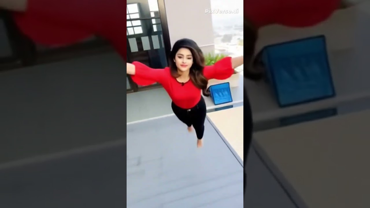 beautiful girl flying