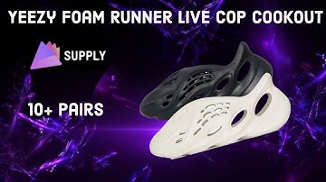 Yeezy Foam Runner Live Cop Cookout With PrismAIO