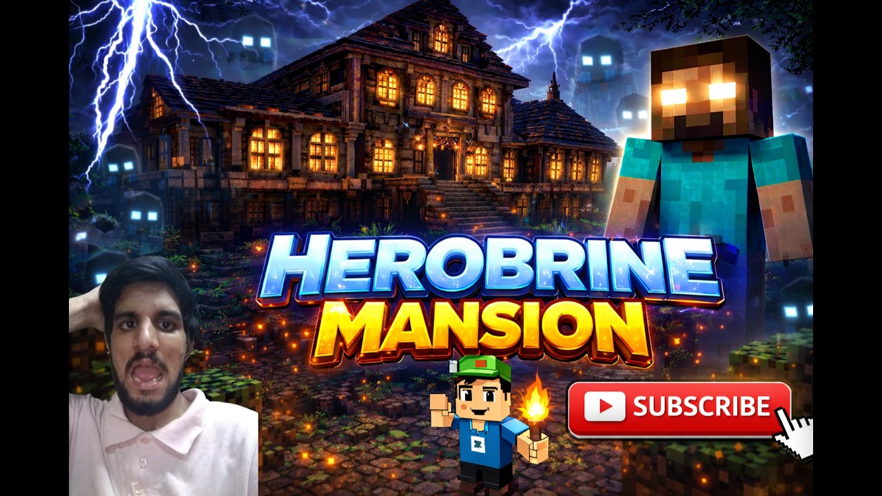 Herobrine Mansion minecraft map (part 2) - YouTube