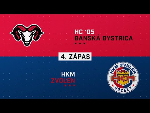 4.zápas kvalifikácie HC 05 Banská Bystrica - HKM Zvolen HIGHLIGHTS