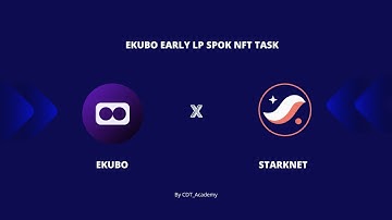 CLAIM STARKNET NFT BY EkuboProtocol || Starknet || EkuboProtocol ||  - Ends On The 4th Of Oct. 2023