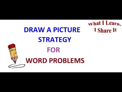 Draw Picture Strategy | Word Problem Solving Strategies | Math for Grade 1 to Grade 4