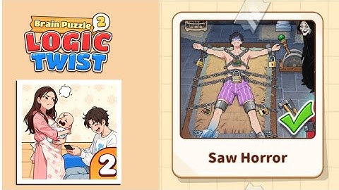 Brain Puzzle 2: Logic Twist Level 10 | saw horror Gameplay