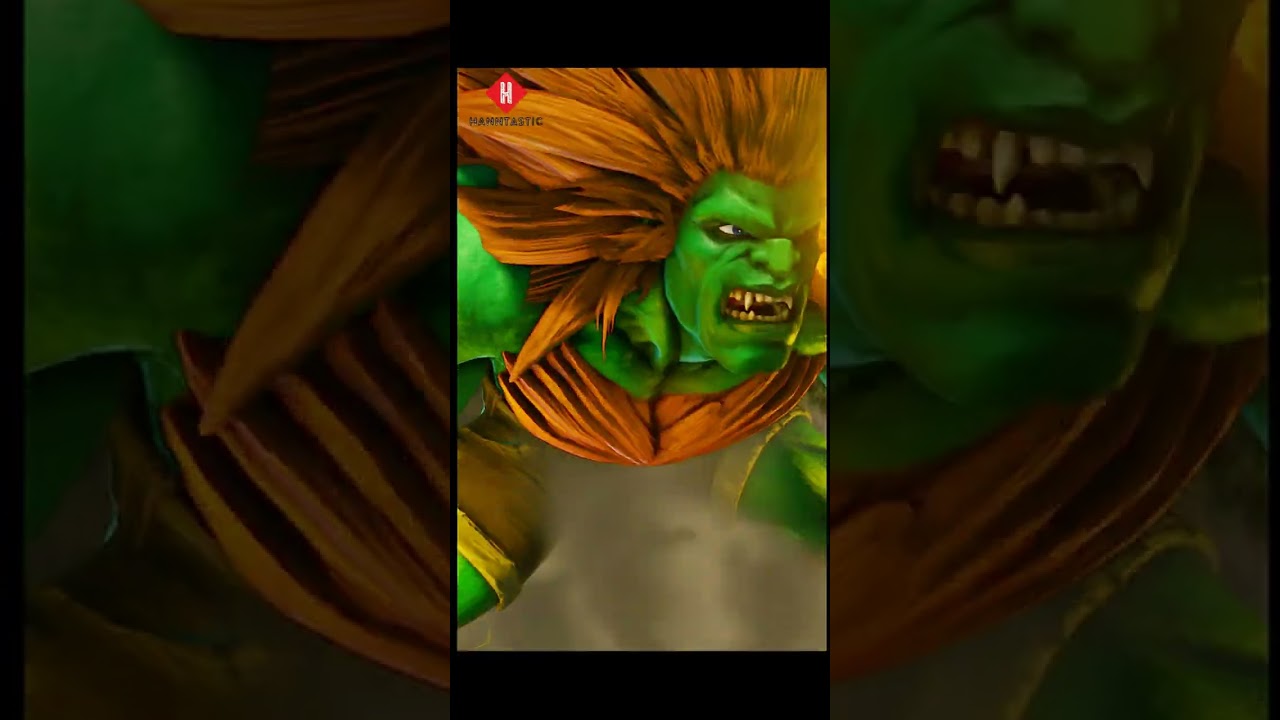 Street Fighter V - Ryu vs Blanka (Difficulty : Hardest) (Short)