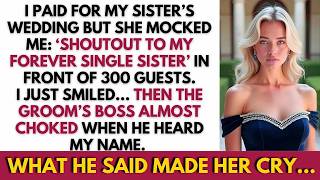 My Sister Mocked Me at Her Wedding I Paid For — Until the Groom’s Boss Took the Microphone