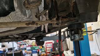 Toyota rear subframe removal.