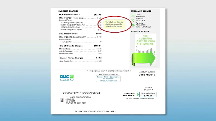 Understanding Your OUC Bill