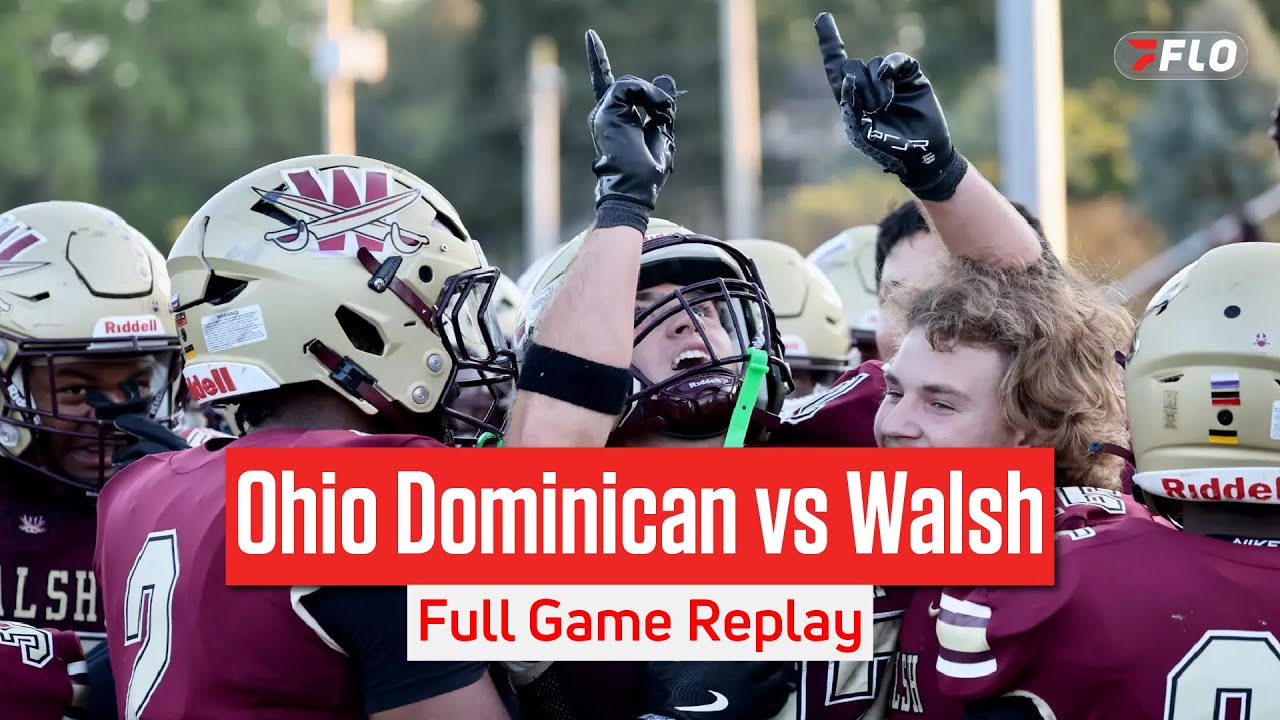 Ohio Dominican vs Walsh Football Full Game Replay | 2025 G-MAC Football