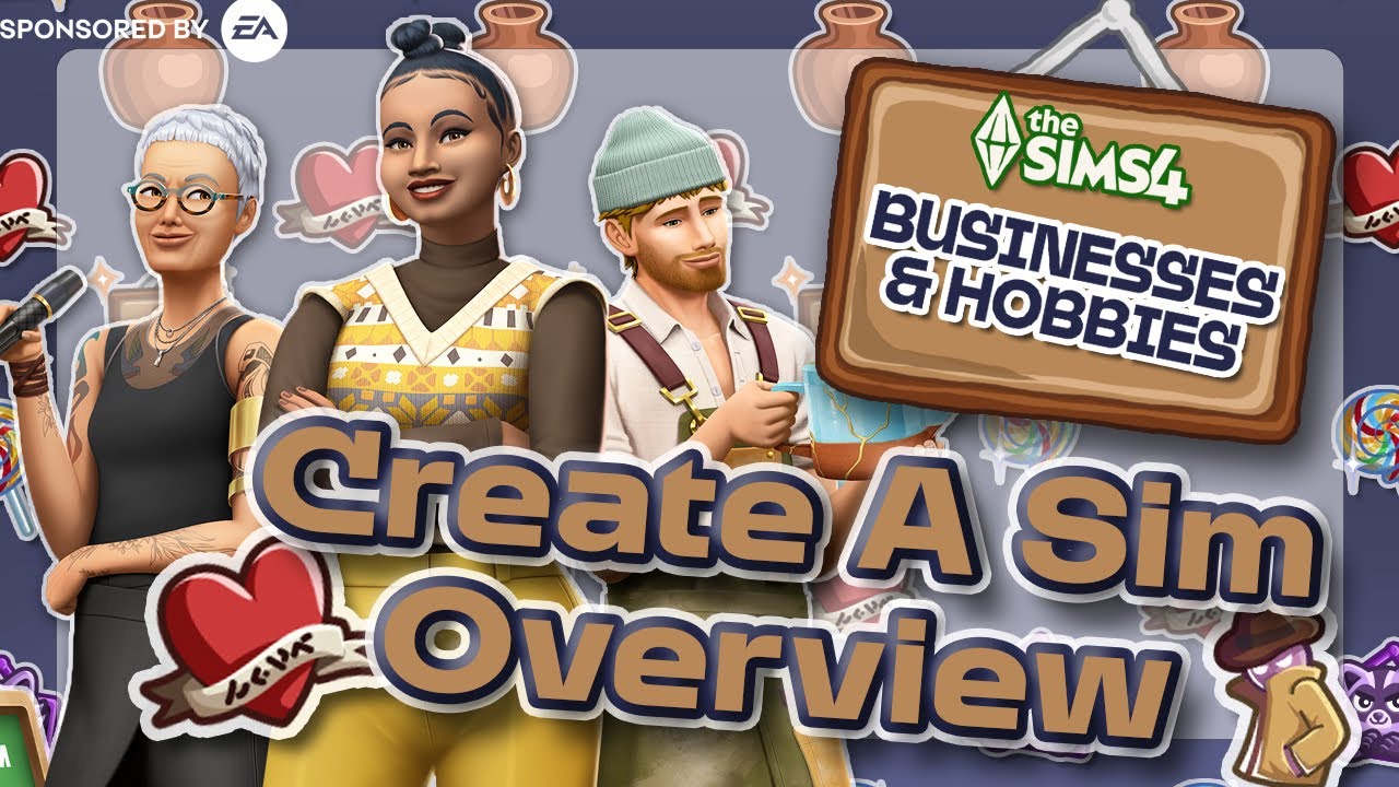 Create-A-Sim Overview | The Sims 4 Businesses and Hobbies - Early Access | WoohooTattoo 