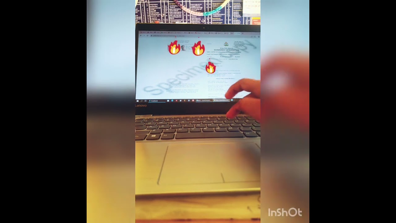 how to download ration card in kannada and how to delete specimen in ration card