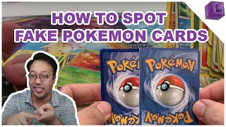 How To Spot Fake Pokemon Cards W/ Andrew!