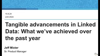 Tangible advancements in linked data: What we’ve achieved over the past year