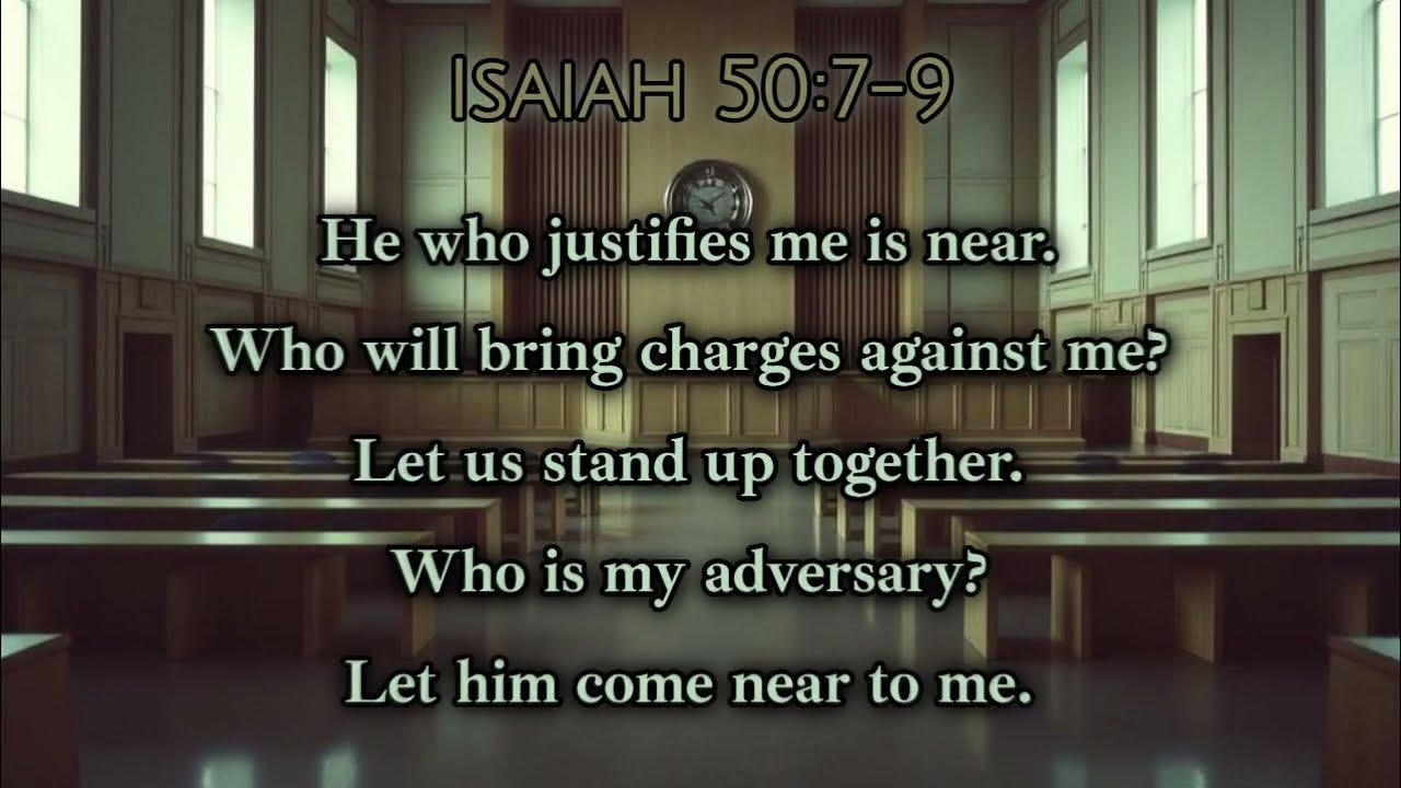Isaiah 50:7-9 Song | ποΈ"Who Is My Adversary?"π | Epic Music! Isaiah 50:7-9 Song | ποΈ"Who Is My Adversary?"π | Epic Music!