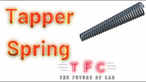 CATIA V5 Taper Spring 3D Modeling Tutorial: Designing a Specialized Spring Component with Precision