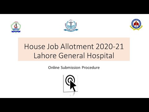 House Job Induction LGH 2020-21
