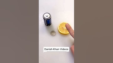 Lemon + Battery + Coin Experiment Real or Fake #experiment #tiktok #reel