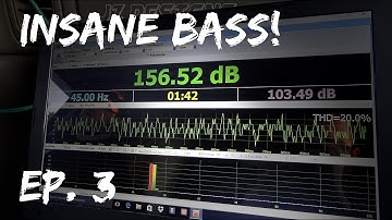INSANE Bass! Metering with SPL lab (157db) Ep. 3