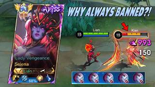 THIS IS THE REASON SELENA GETS BANNED IN EVERY RANKED GAME!! (goodbye selena?)