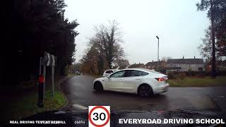 Almost PERFECT driving test (Redhill)