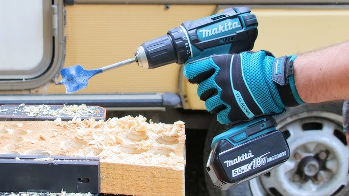 Makita DDF482 Cordless LXT 18V Drill Driver Power Demo