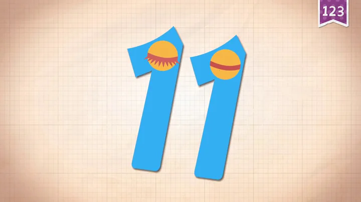 Learn Number Eleven 11 in English & Counting, Math by Endless Alphabet   Kids Educational Video