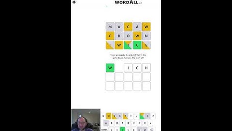 WordALL- Wordle with multiple answers! (26 Mar 24 puzzle)  #variant #wordgames #puzzle #speedsolving