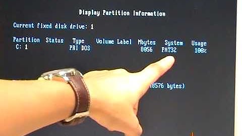 CMSY Video 11 Partitioning Hard Disks in FDISK
