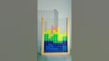 Tetris Game Real Wooden Puzzle Exciting