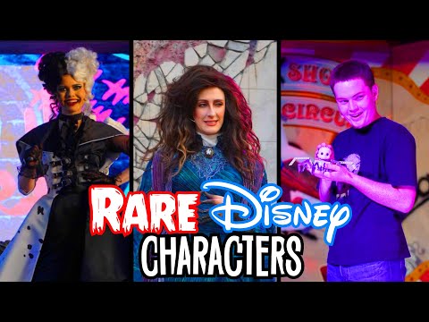 Rare Disney Characters Halloween Special