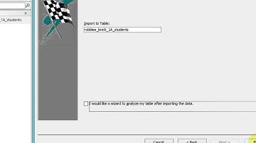 Importing data from an Excel workbook into an existing Access table - Activity 1.07
