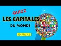 Quiz culture gnrale gographie les capitales du monde  40 questions audio jeu  test  quizz