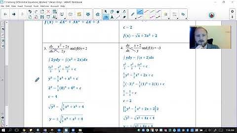 7.3 Solving Differential Equations