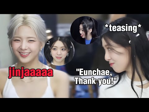 ITZY Yuna took LE SSERAFIM Eunchae advice on how to tease her unnies