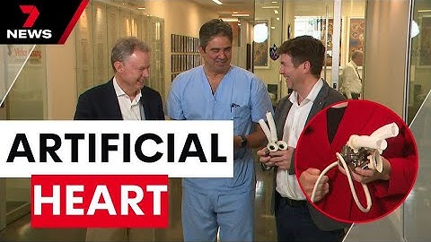 World-first discharge for artificial heart patient | 7NEWS