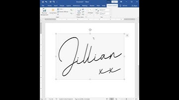 signature in MS Word #short