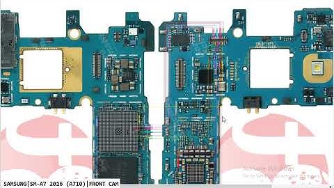 Samsung A7 2016 SM A710 FORNT CAMERA Error Notwarking Not Open Problem Hardware Solution