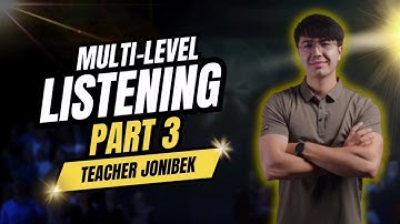 Multilevel part 3 (Matching Speakers) #multilevel #listening #part 3