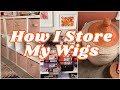 HOW I STORE ALL MY WIGS! | 3 DIFFERENT WAYS | @TheHeartsandcake90