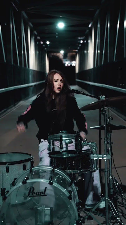 SLEEP WHEN IM DEAD #rock #music #percussionmusic #girldrummer #shortsfeed #musicartist