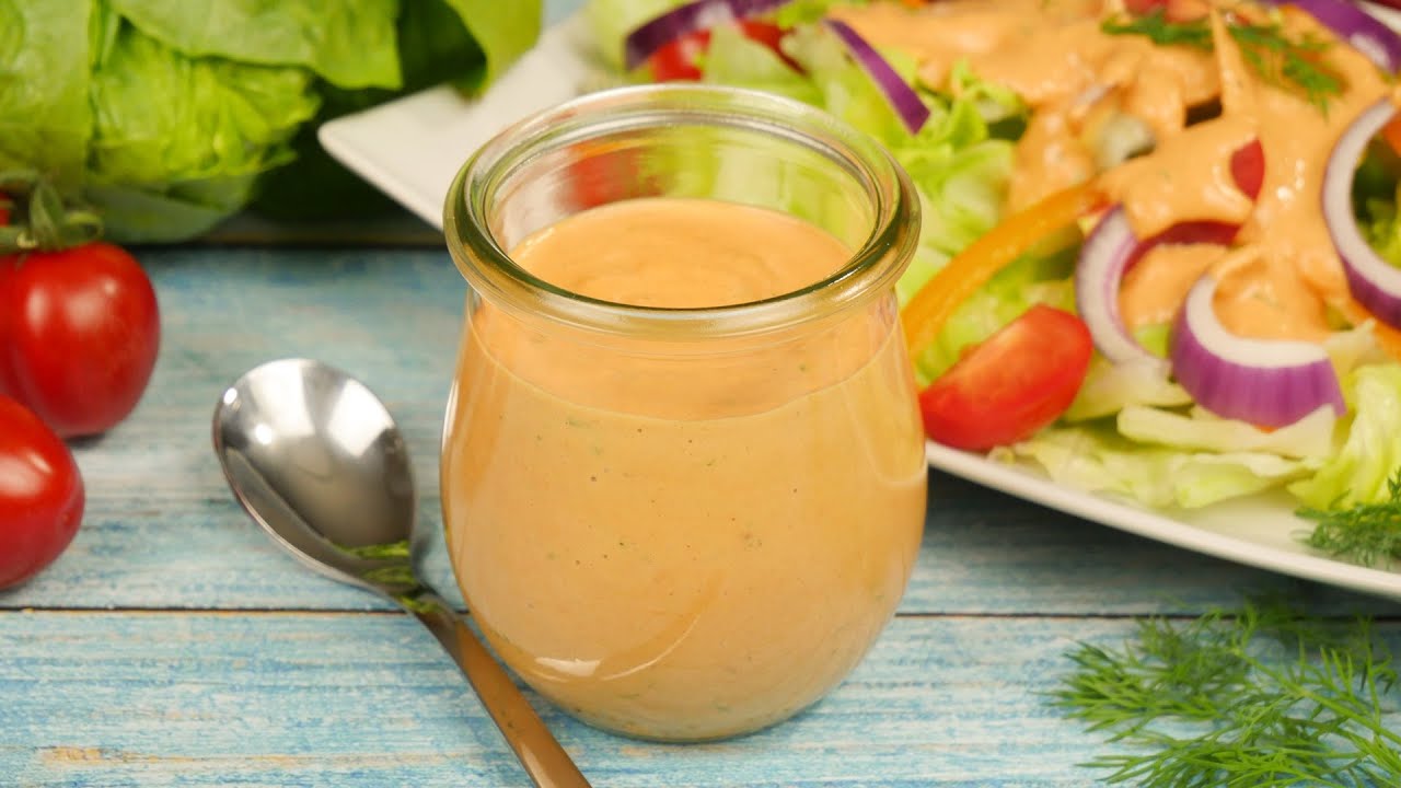Leckeres French Dressing Rezept Einfach selbst gemacht mit Mayonnaise