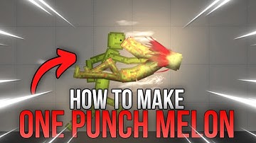 👉How To Make One Punch MELON in Melon Sandbox 25.0