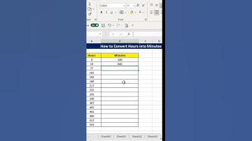 Convert Hours into Minutes #excel #msexcel #shortsvideo #shorts #tricks #msexceltutorial #tricks